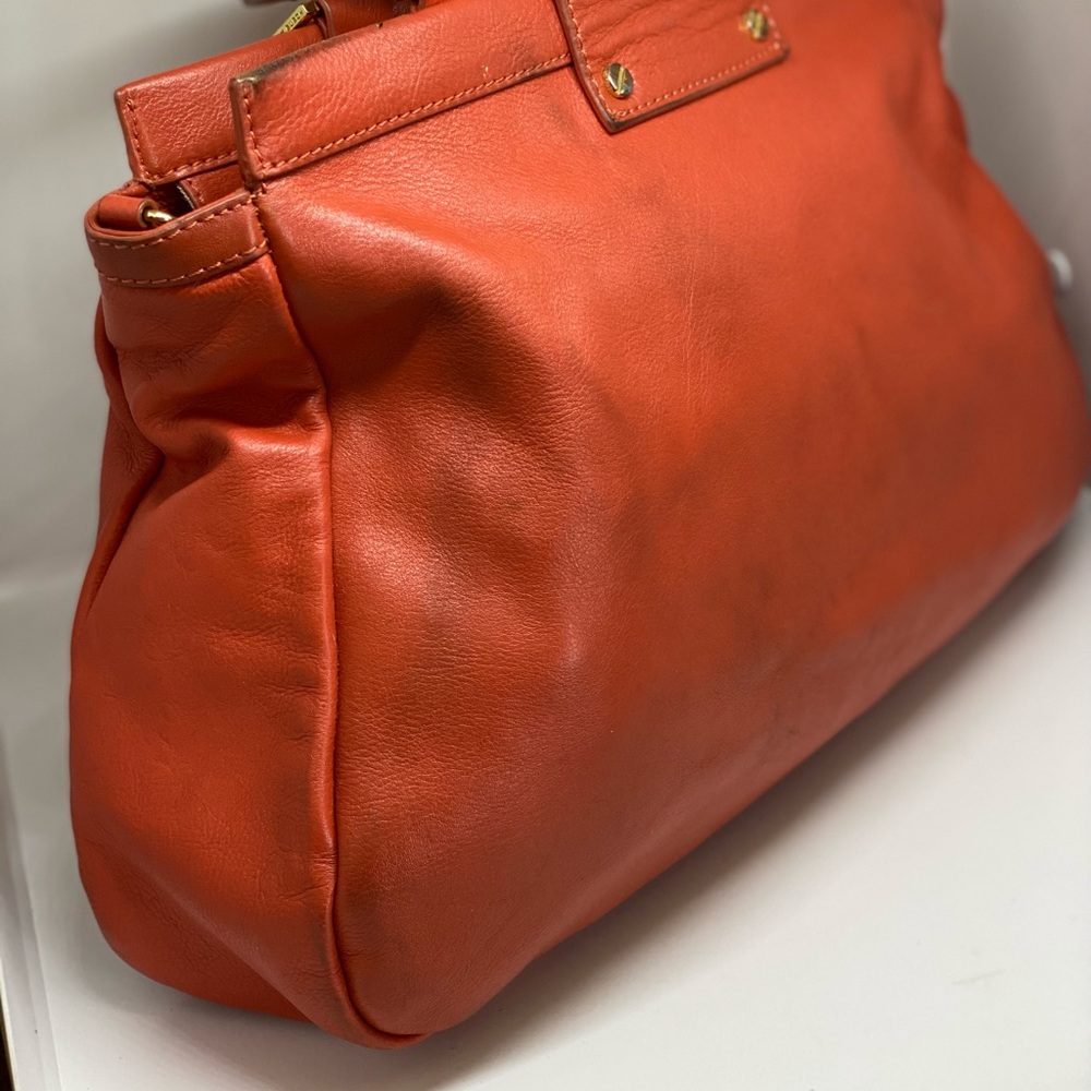 TORY BURCH Salmon Leather Tote - Picture 8 of 15